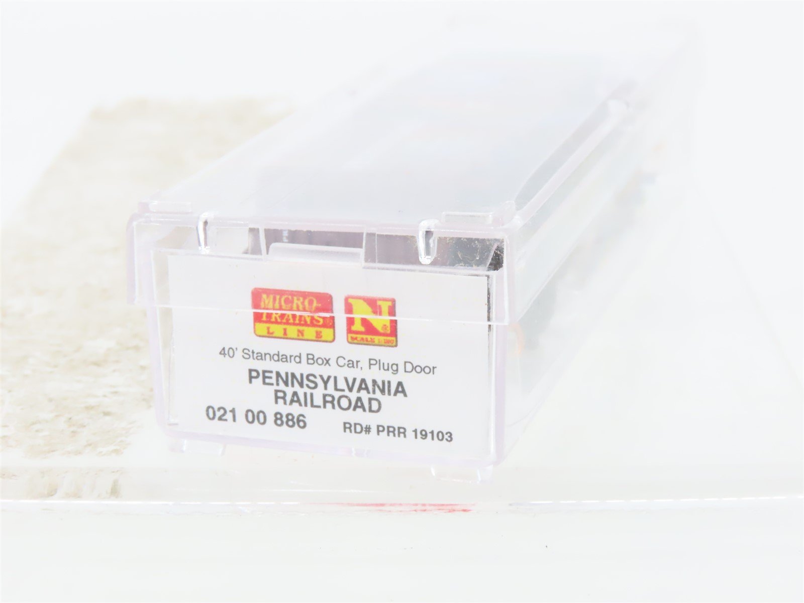 N Scale Micro-Trains MTL 02100886 PRR Pennsylvania 40' Plug Door Box Car #19103