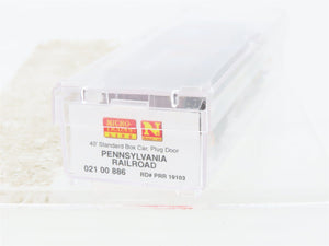 N Scale Micro-Trains MTL 02100886 PRR Pennsylvania 40' Plug Door Box Car #19103