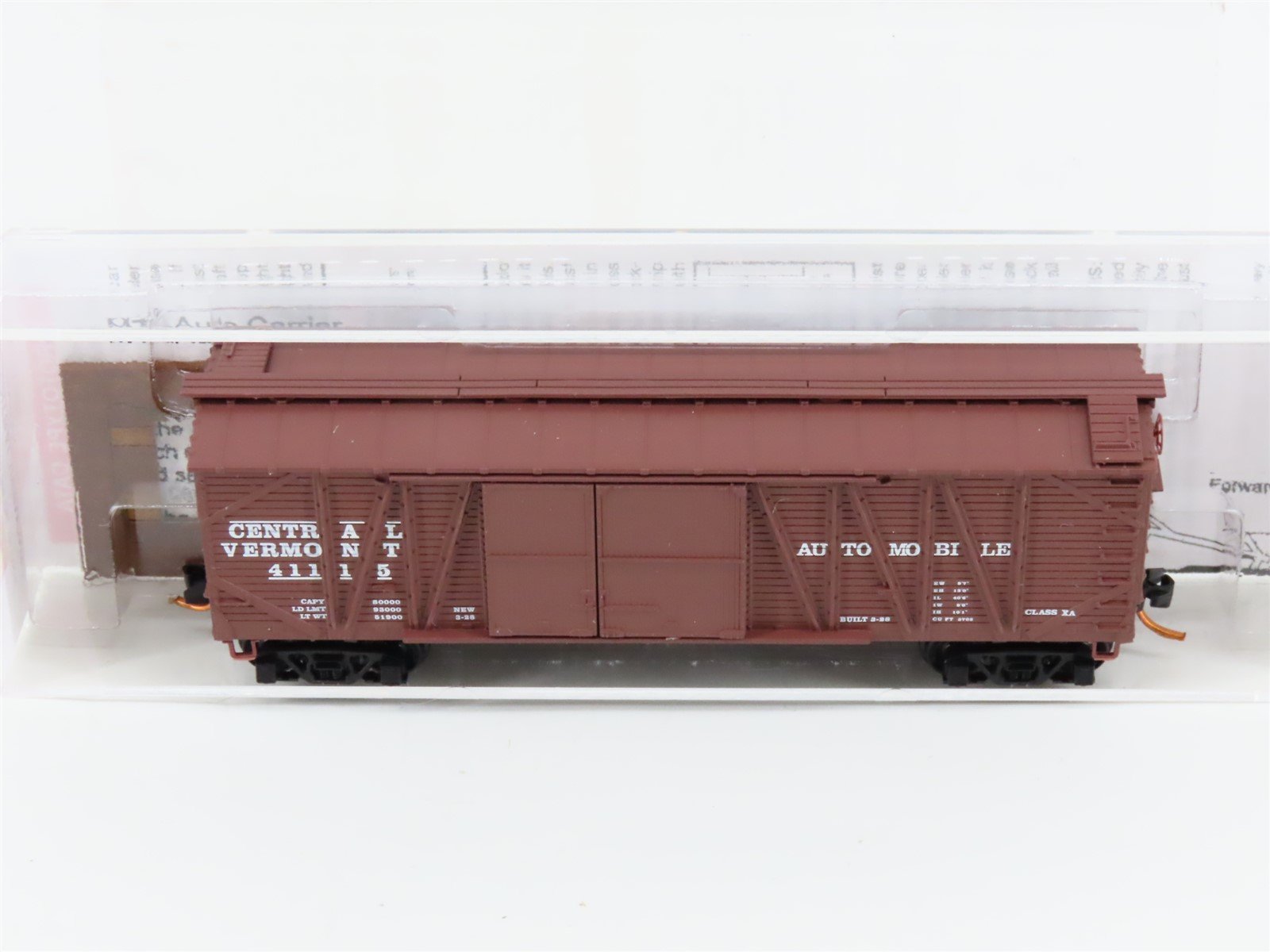 N Scale Micro-Trains MTL 02900050 CV Central Vermont 40' Box Car #41115