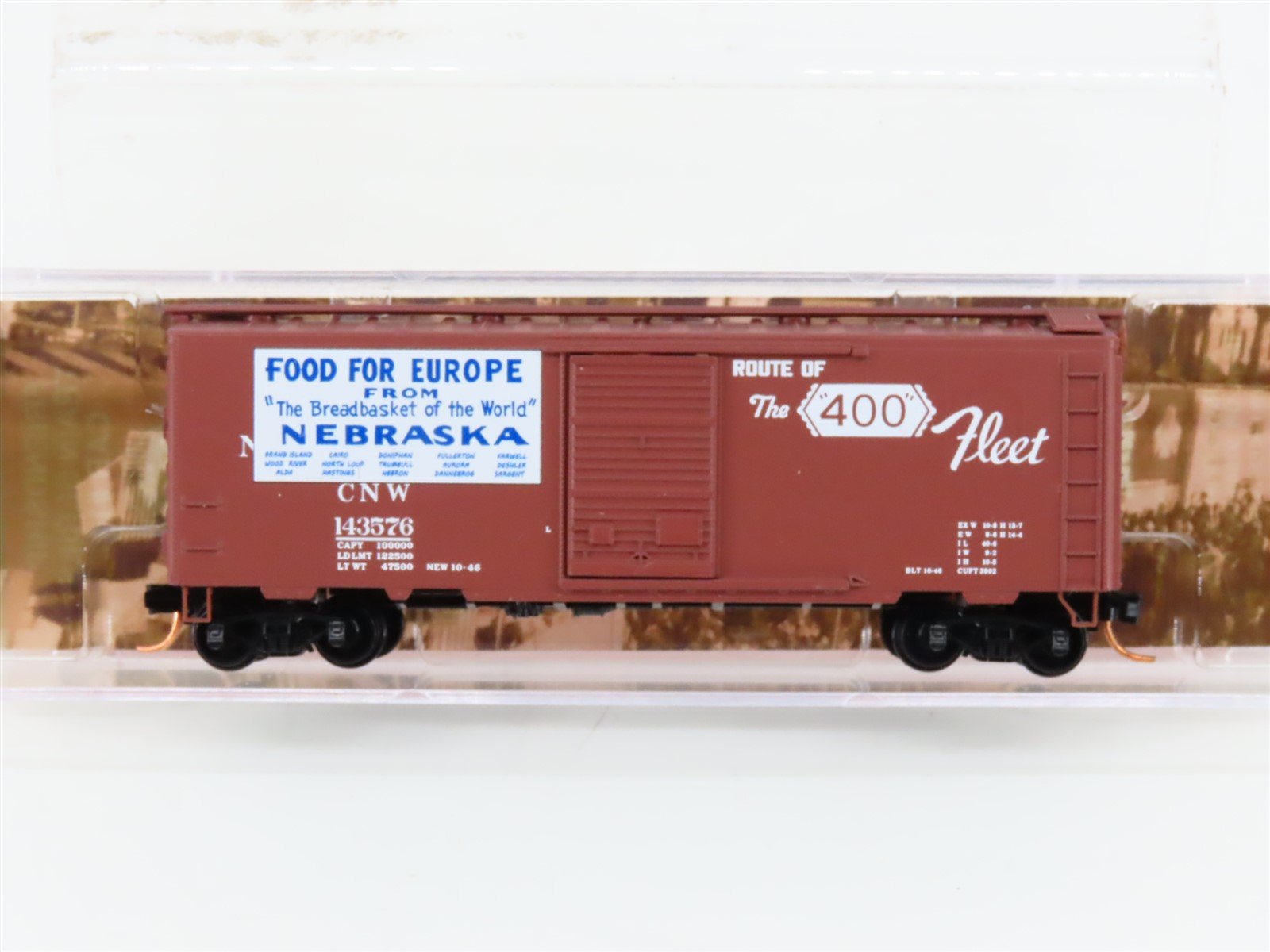 N Scale Micro-Trains MTL 02000037 CNW Friendship 