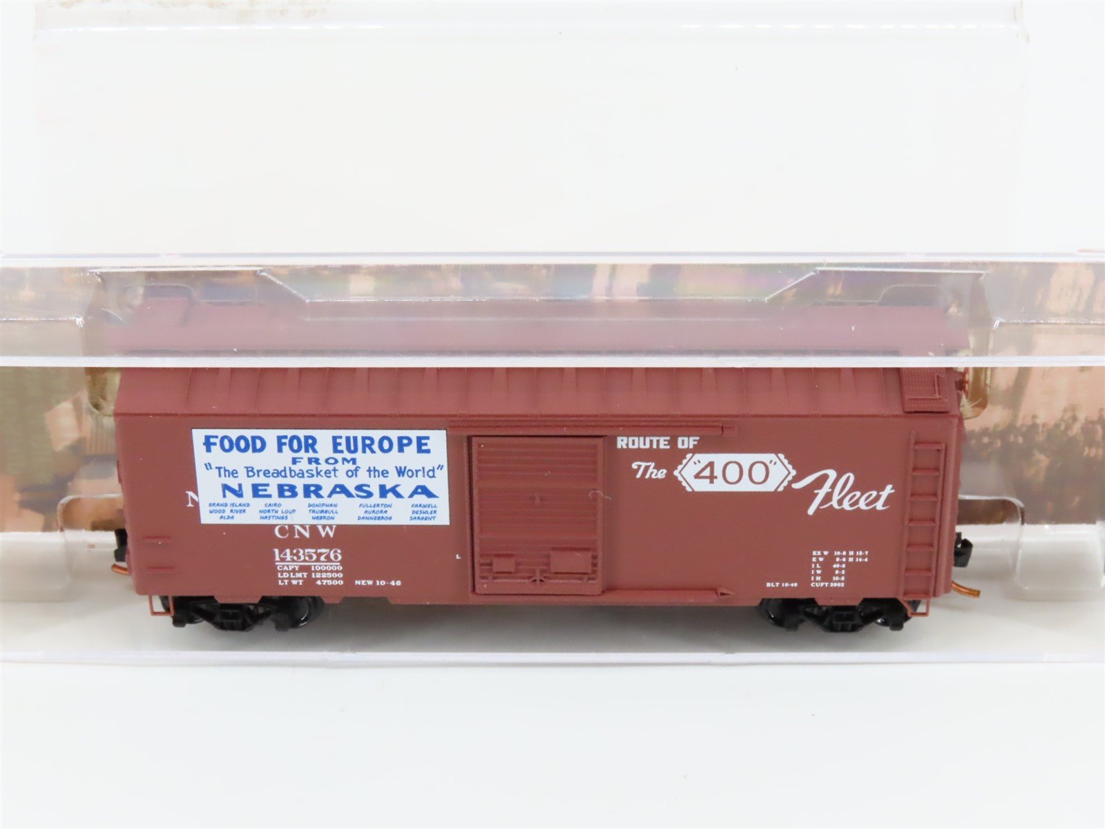 N Scale Micro-Trains MTL 02000037 CNW Friendship 