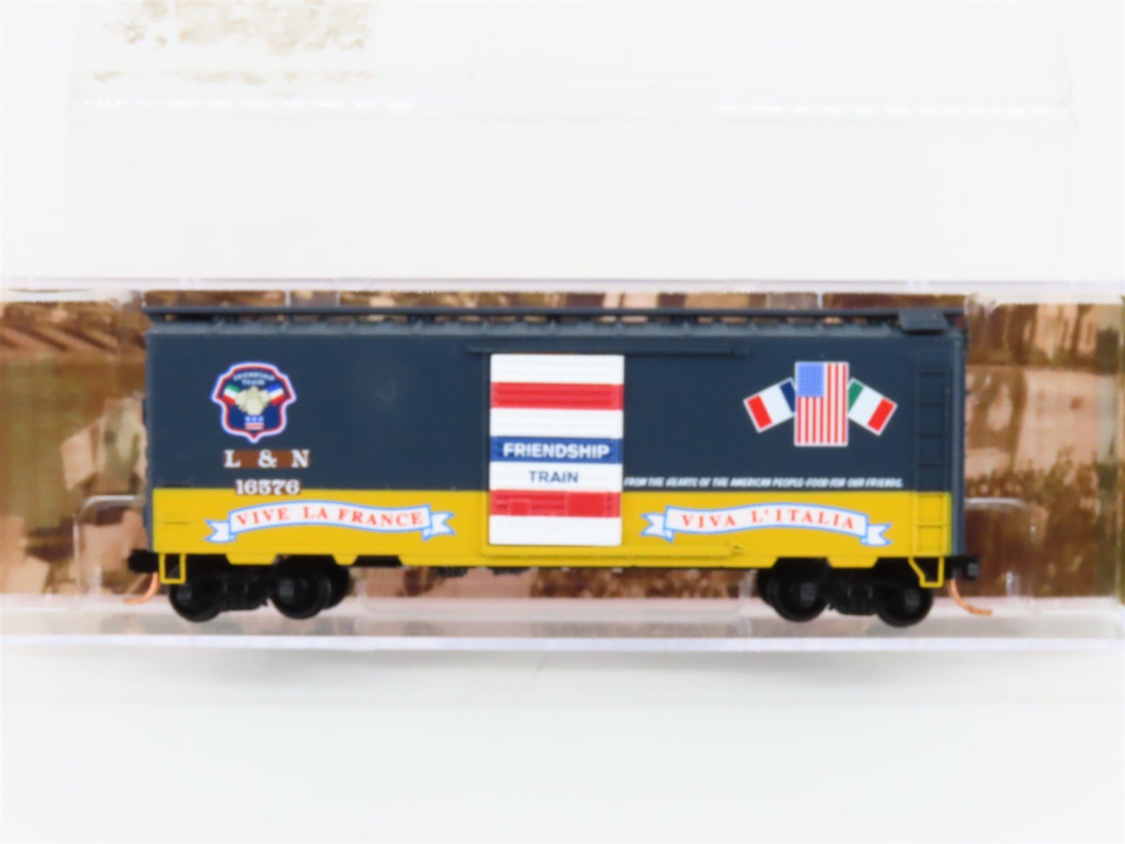 N Scale Micro-Trains MTL 02000057 L&N Friendship Train 40' Box Car #16576