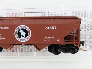 N Micro-Trains MTL 05500420 GN Glacier National Park 2-Bay Open Hopper #73657