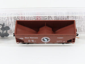 N Micro-Trains MTL 05500420 GN Glacier National Park 2-Bay Open Hopper #73657