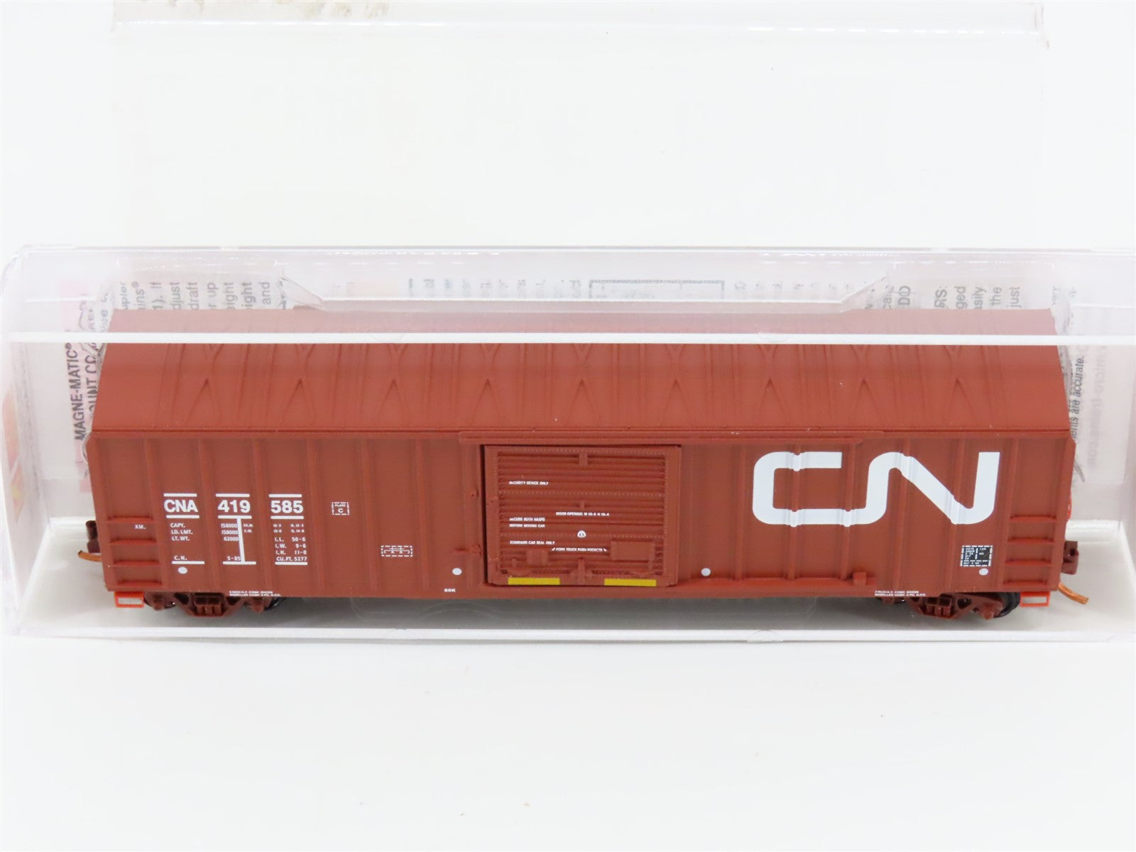 N Scale Micro-Trains MTL 02500650 CNA Canadian National 50' Box Car #419585