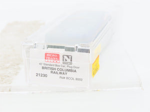 N Scale Micro-Trains MTL 21230 BCOL British Columbia 40' Box Car #8002