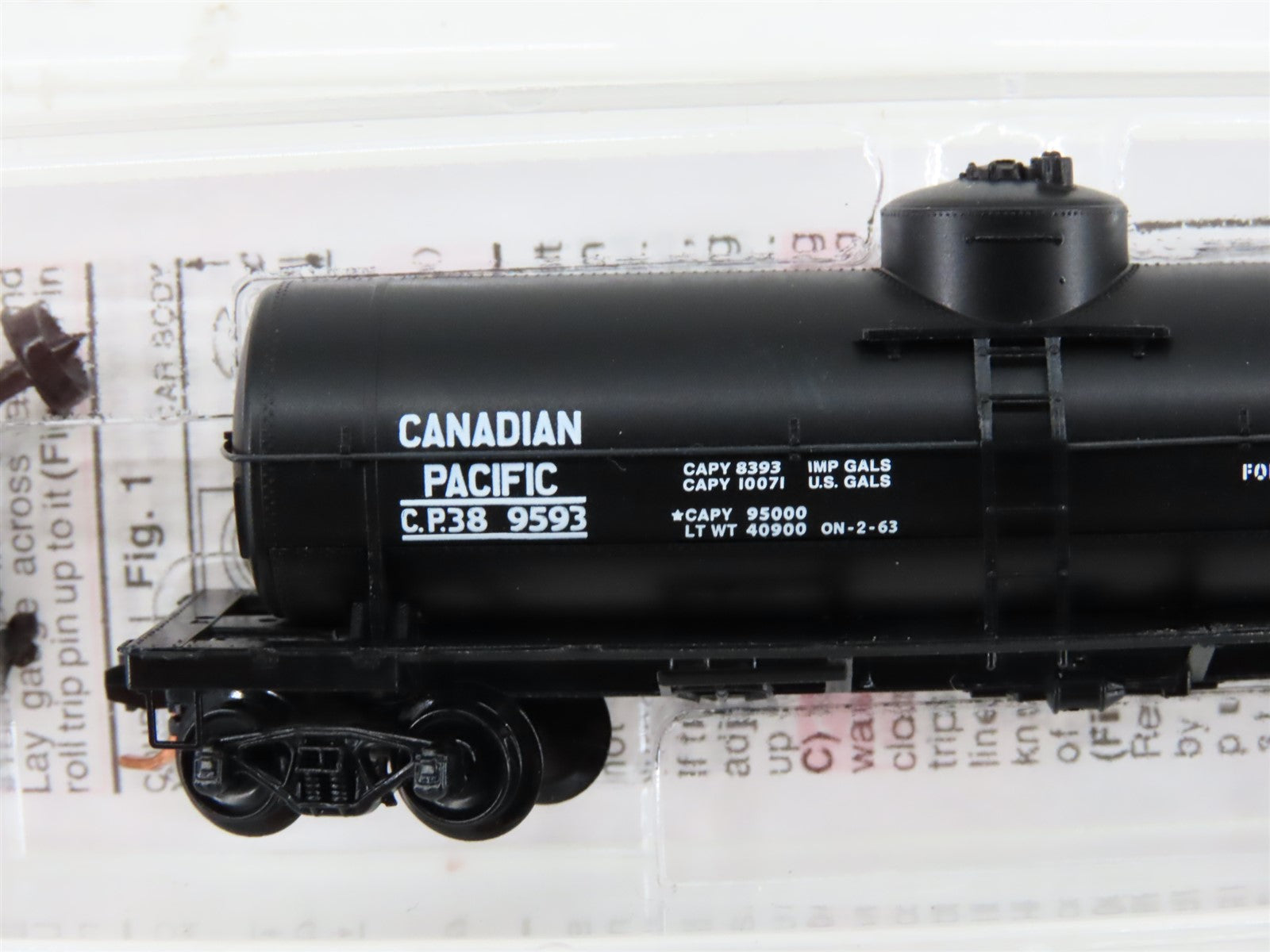 N Scale Micro-Trains MTL 65590 CP Canadian Pacific Single Dome Tank Car #389593