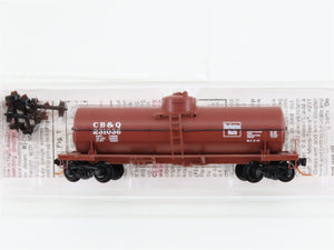 N Micro-Trains MTL 06500610 CB&Q Burlington Route Single Dome Tank Car #231036
