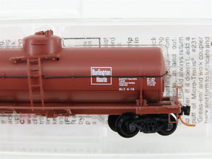 N Micro-Trains MTL 06500610 CB&Q Burlington Route Single Dome Tank Car #231036