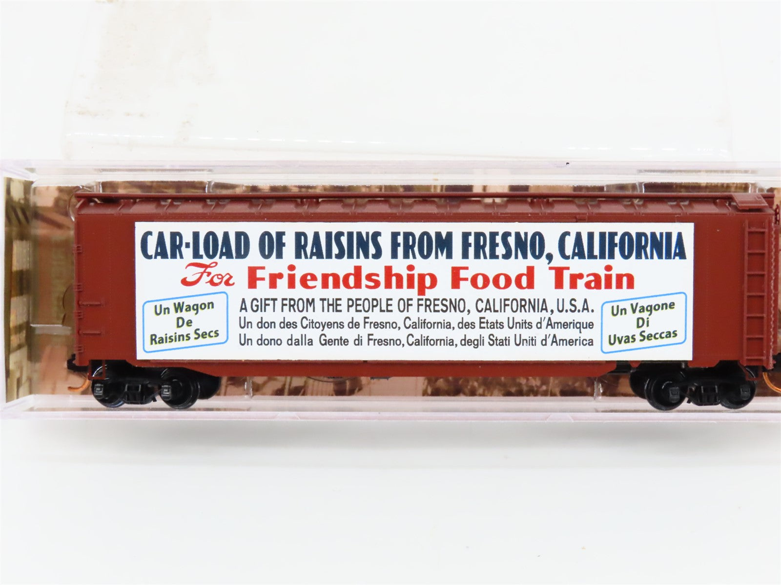 N Micro-Trains MTL 07800150 PRR Pennsylvania Fresno Friendship 50' Boxcar #82055