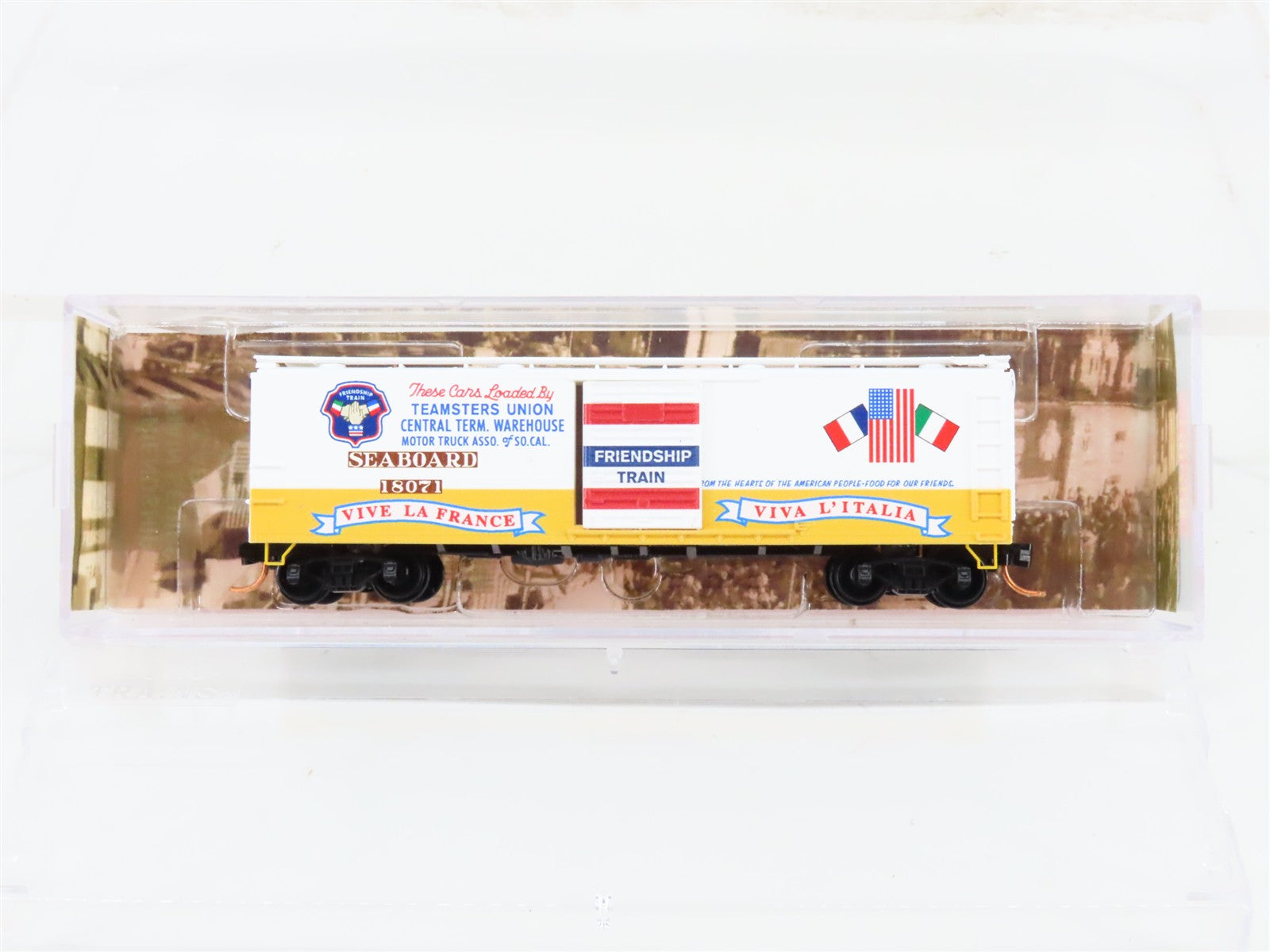 N Scale Micro-Trains MTL 12000280 Seaboard Friendship 40' Box Car #18071