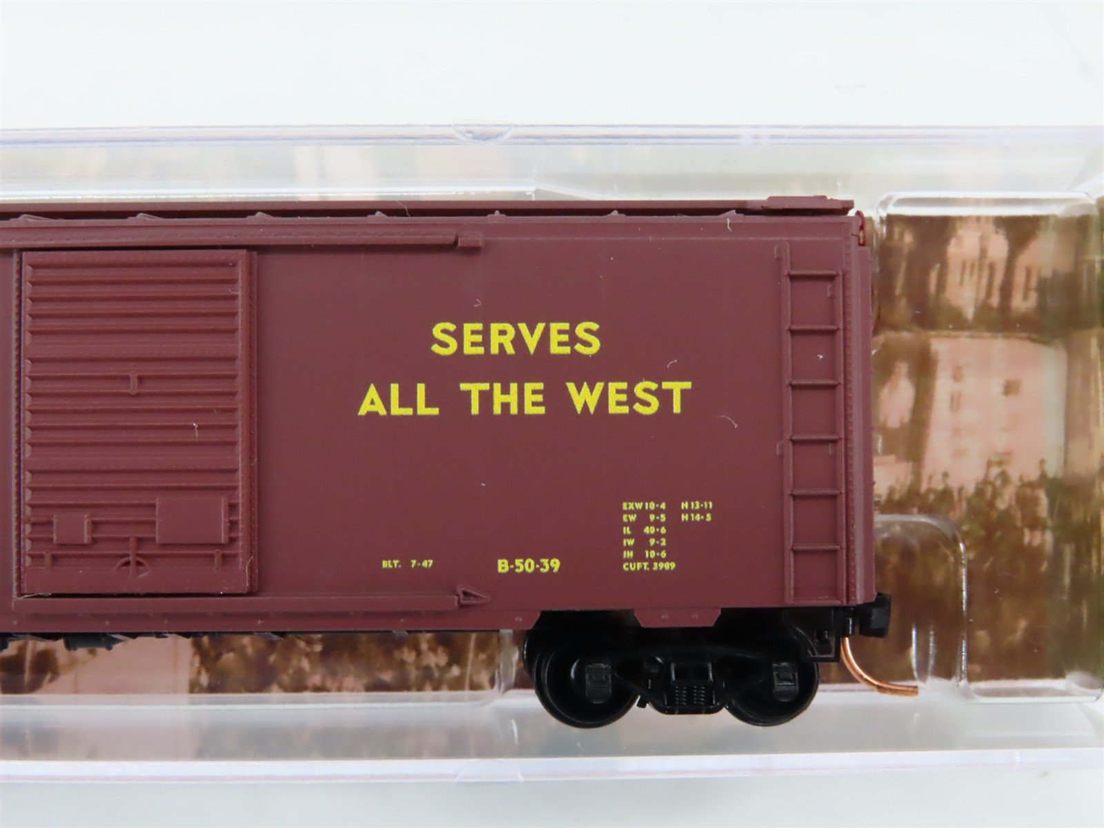 N Scale Micro-Trains MTL 02000067 UP Friendship Sacramento 40' Box Car #198531