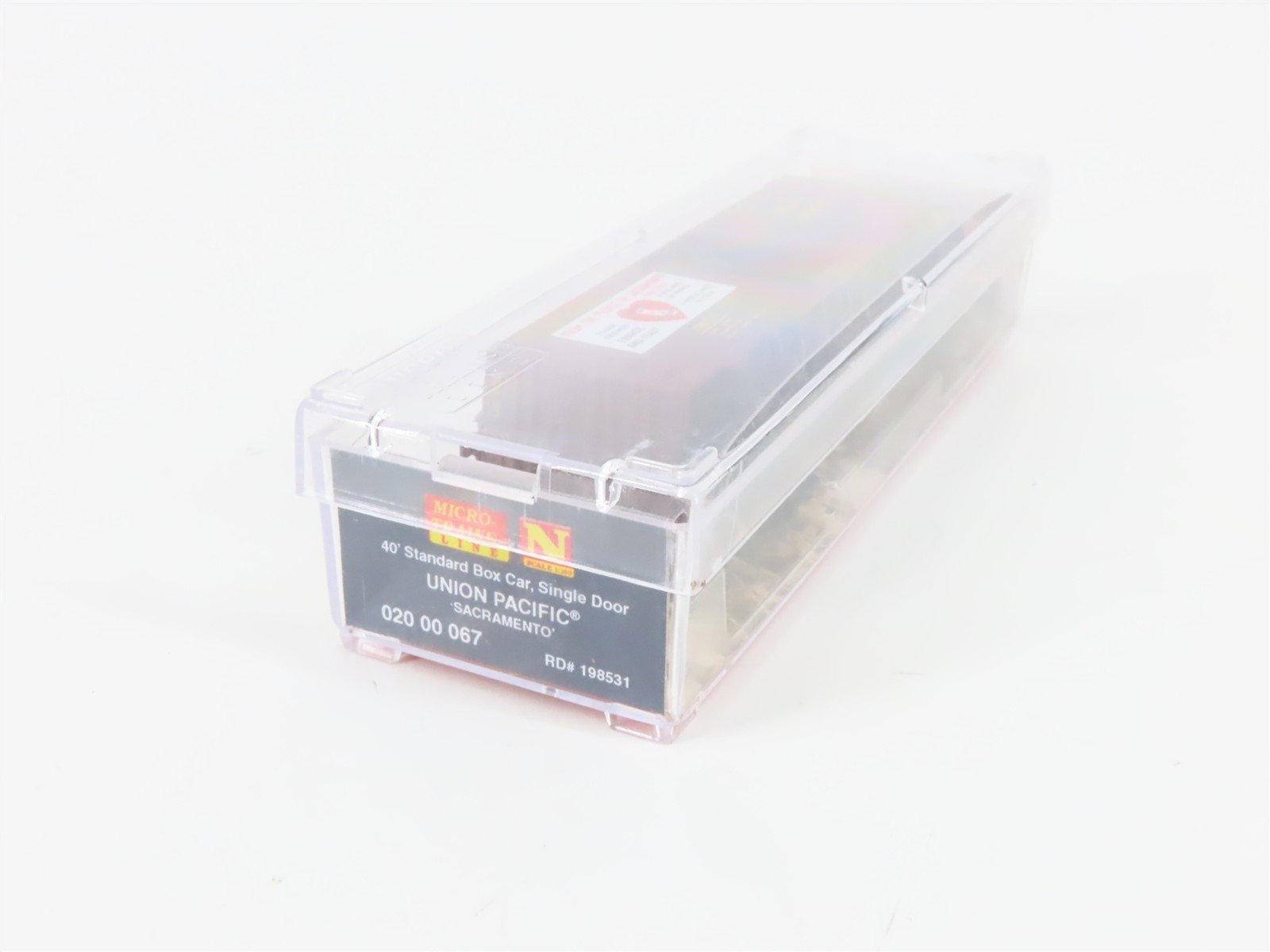 N Scale Micro-Trains MTL 02000067 UP Friendship Sacramento 40' Box Car #198531