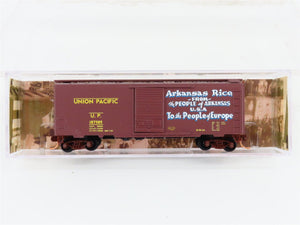 N Scale Micro-Trains MTL 02000017 UP Friendship Arkansas 40' Box Car #187989