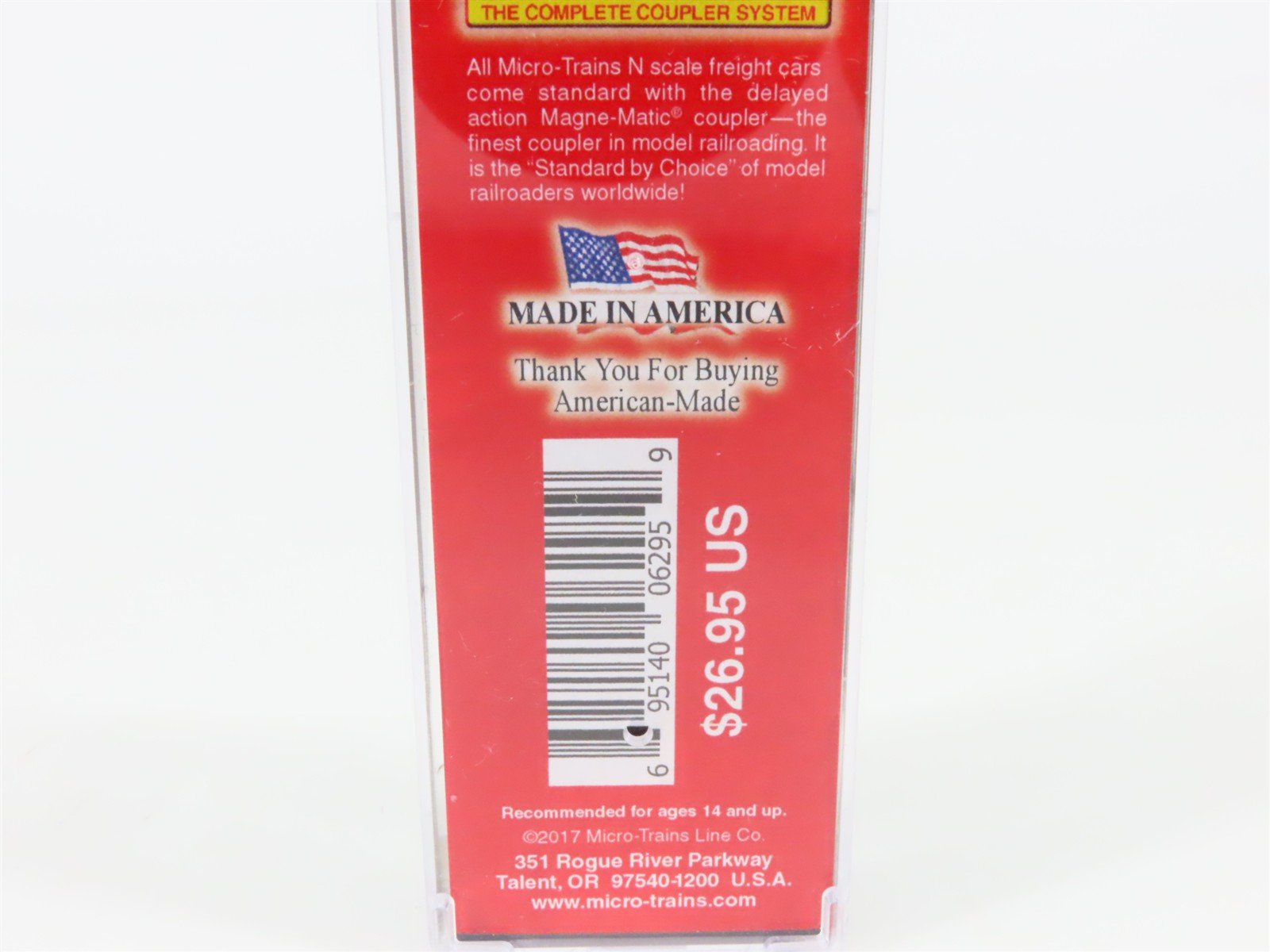 N Scale Micro-Trains MTL 02000017 UP Friendship Arkansas 40' Box Car #187989