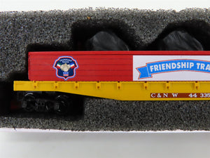 N Scale Micro-Trains MTL 04500460 CNW Friendship Train 50' Flat Car #44335