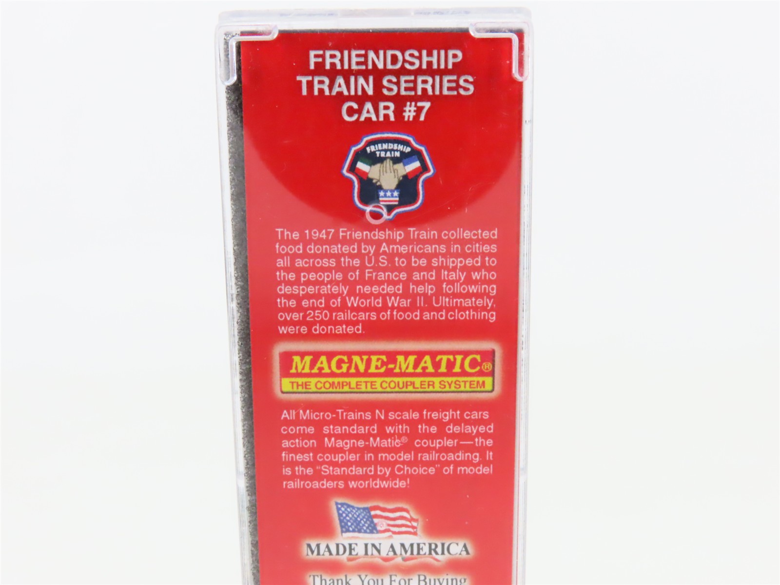 N Scale Micro-Trains MTL 04500460 CNW Friendship Train 50' Flat Car #44335