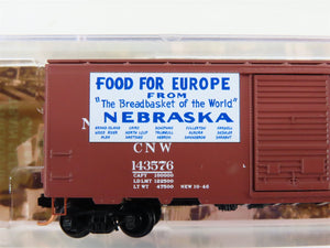 N Scale Micro-Trains MTL 02000037 CNW Friendship Nebraska 40' Box Car #143576