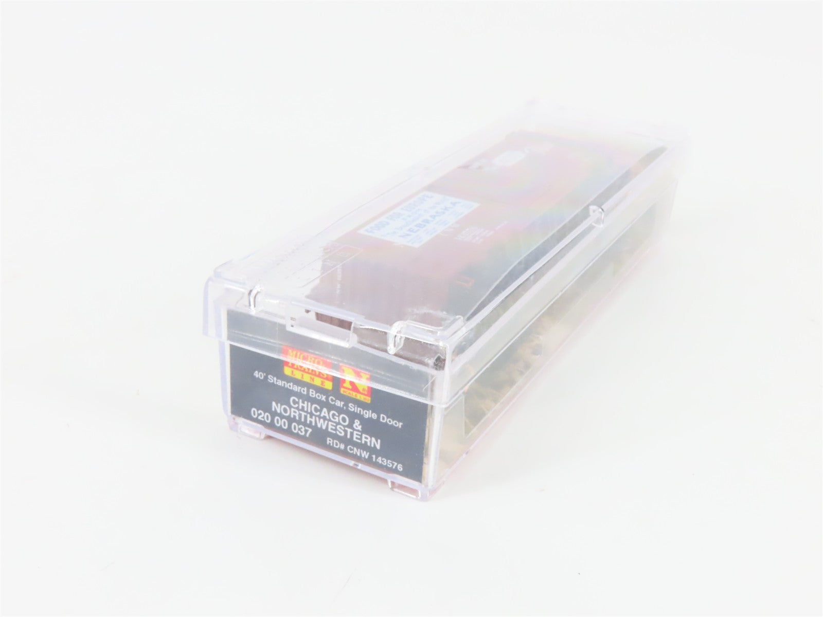N Scale Micro-Trains MTL 02000037 CNW Friendship Nebraska 40' Box Car #143576