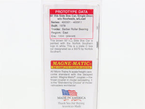 N Scale Micro-Trains MTL 02500732 NS Norfolk Southern 50' Boxcar #400016 w/ Load