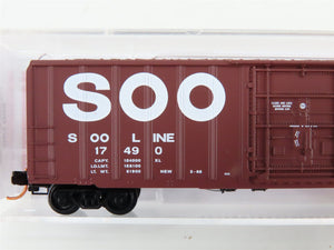 N Scale Micro-Trains MTL 02700060 SOO Line 50' Plug Door Box Car #17490