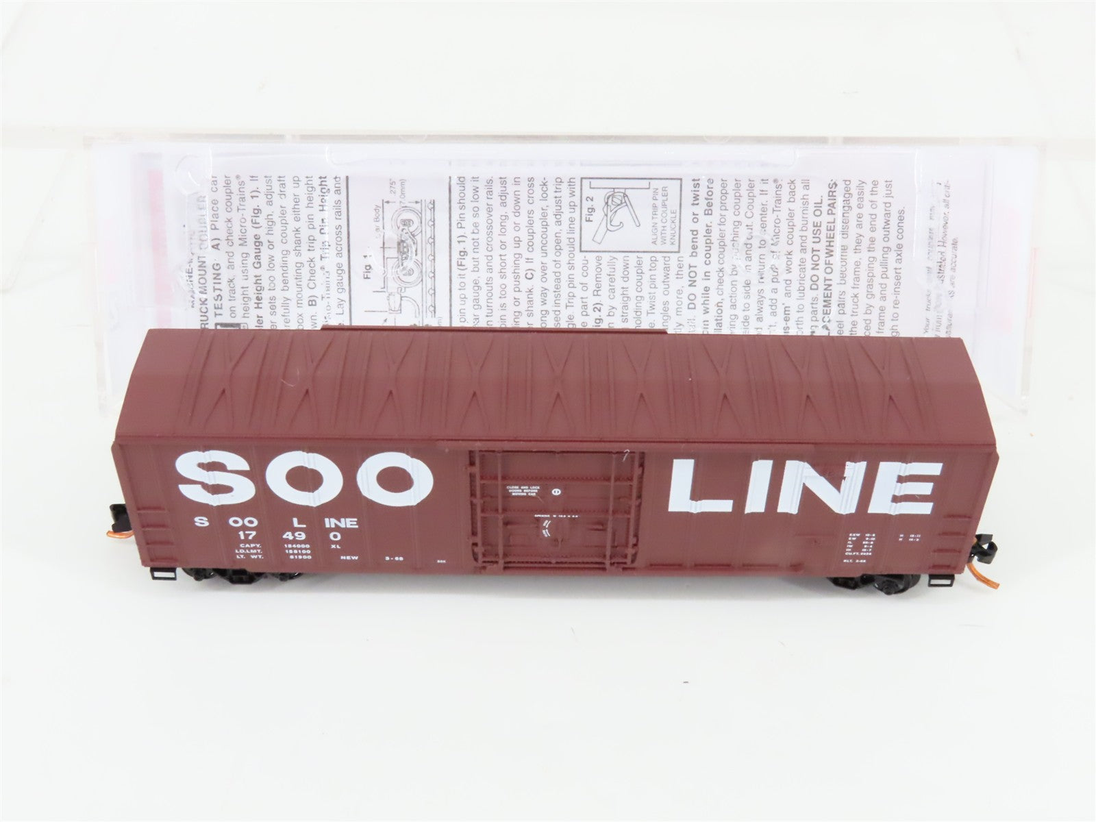 N Scale Micro-Trains MTL 02700060 SOO Line 50' Plug Door Box Car #17490