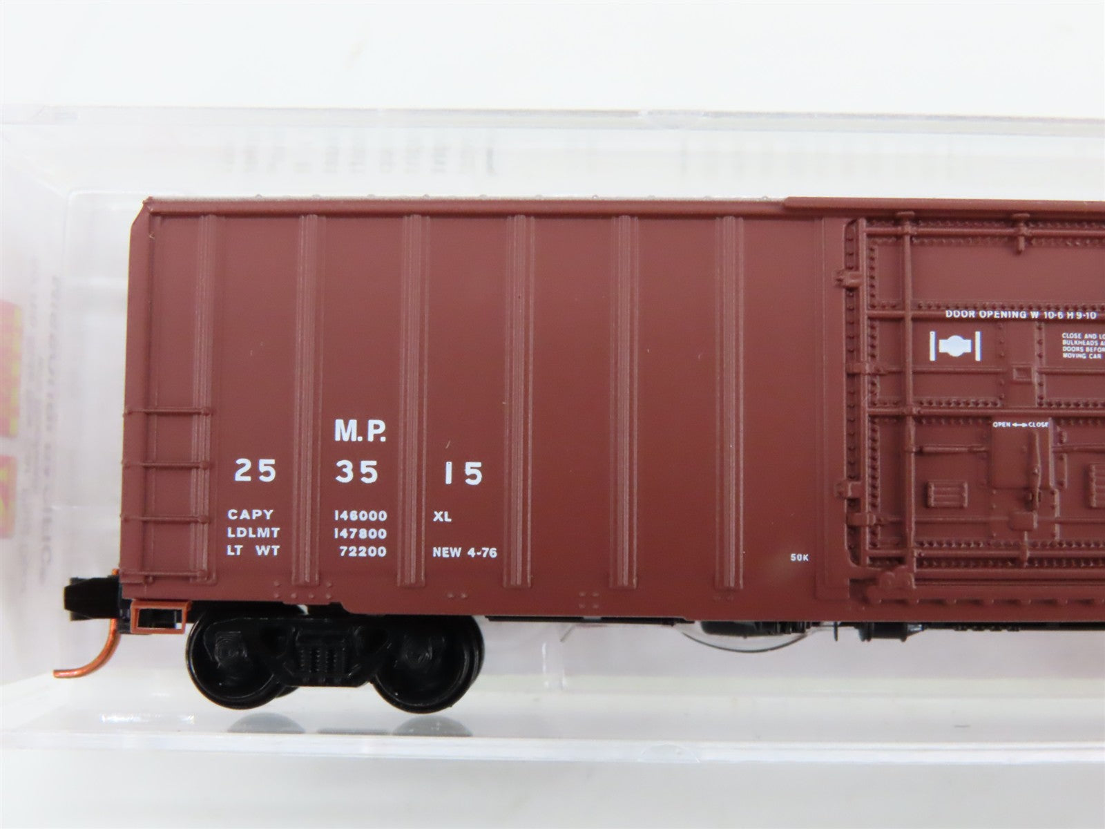 N Scale Micro-Trains MTL 02700140 MP Missouri Pacific Lines 50' Box Car #253515