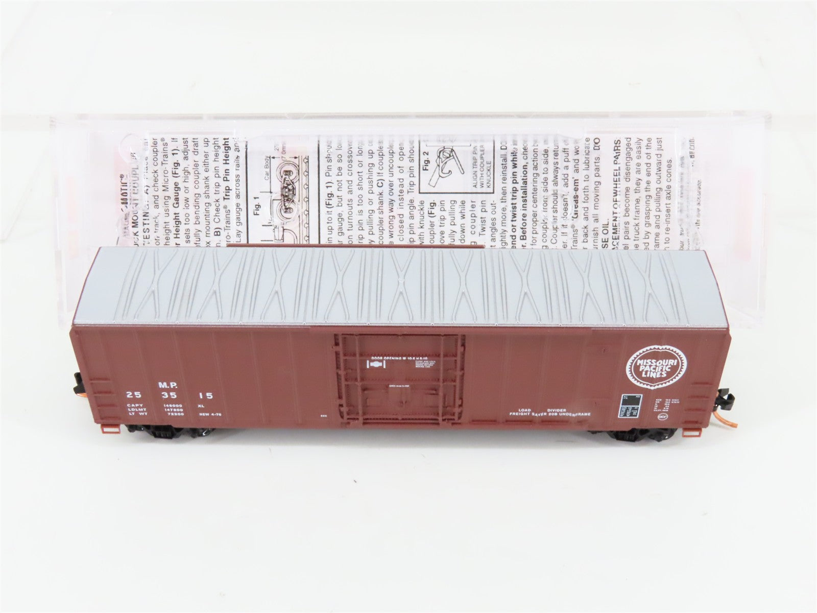 N Scale Micro-Trains MTL 02700140 MP Missouri Pacific Lines 50' Box Car #253515