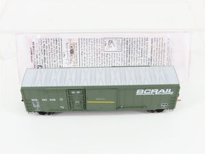 N Scale Micro-Trains MTL 02600050 BCOL BC Rail 50' Rib Side Box Car #100348