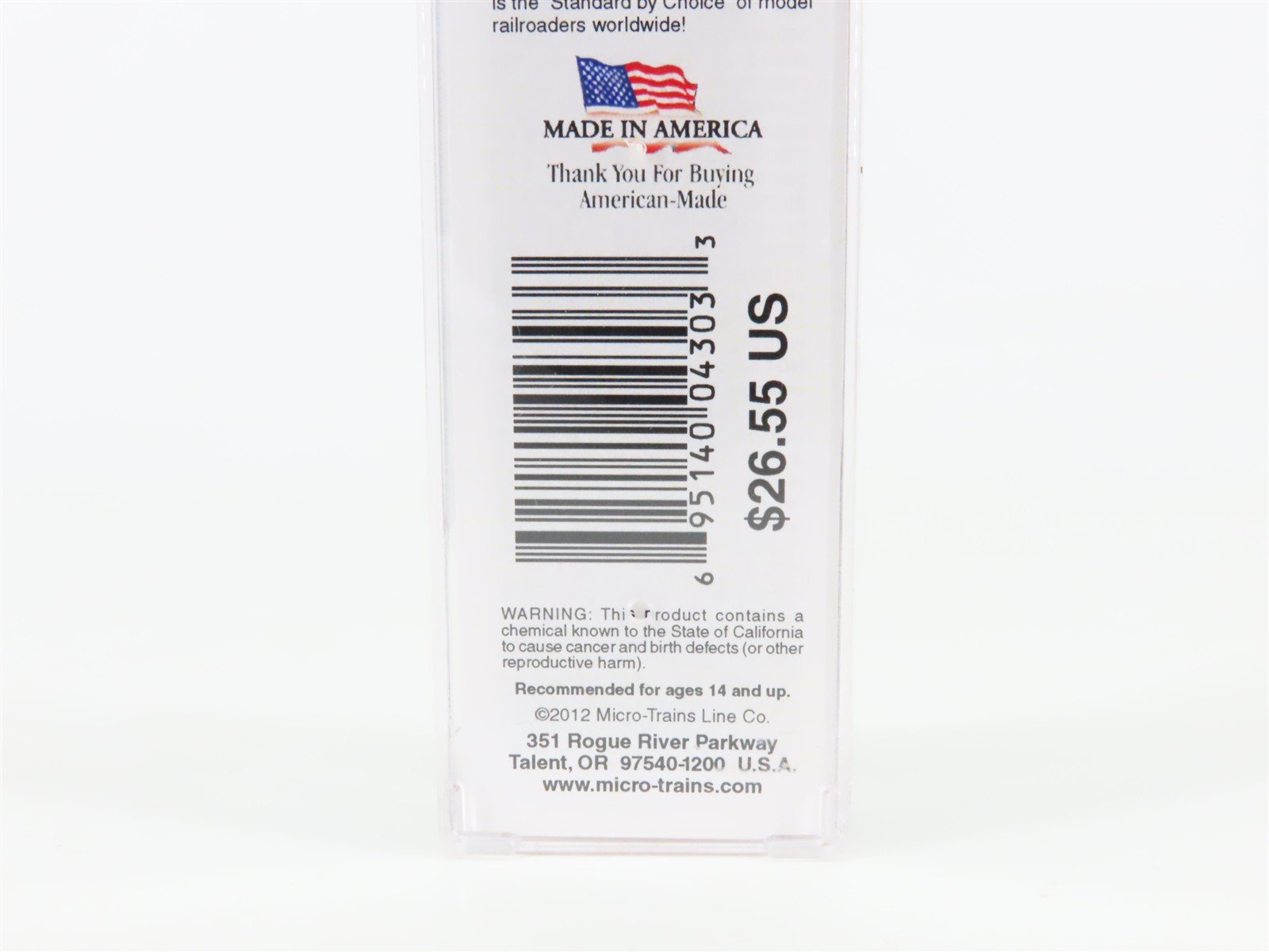 N Scale Micro-Trains MTL 02600050 BCOL BC Rail 50' Rib Side Box Car #100348