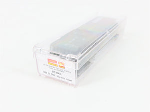 N Scale Micro-Trains MTL 02600050 BCOL BC Rail 50' Rib Side Box Car #100348