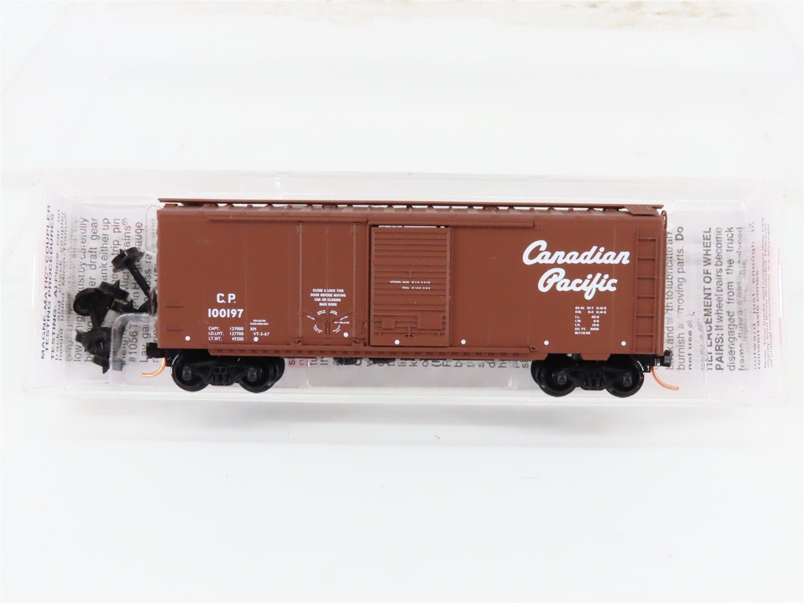 N Scale Micro-Trains MTL 22110 CP Canadian Pacific 40' Box Car #100197