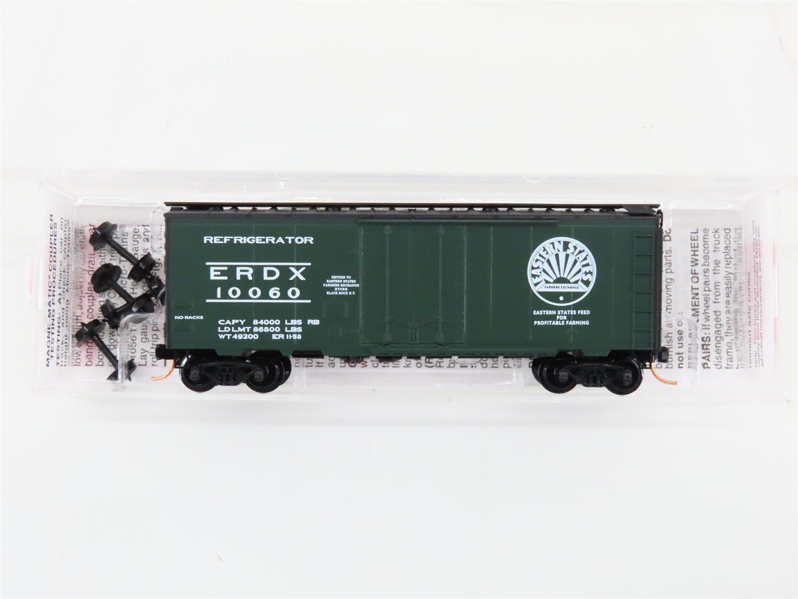 N Micro-Trains MTL 21420 ERDX Eastern States Farmers Exchange 40' Box Car #10060