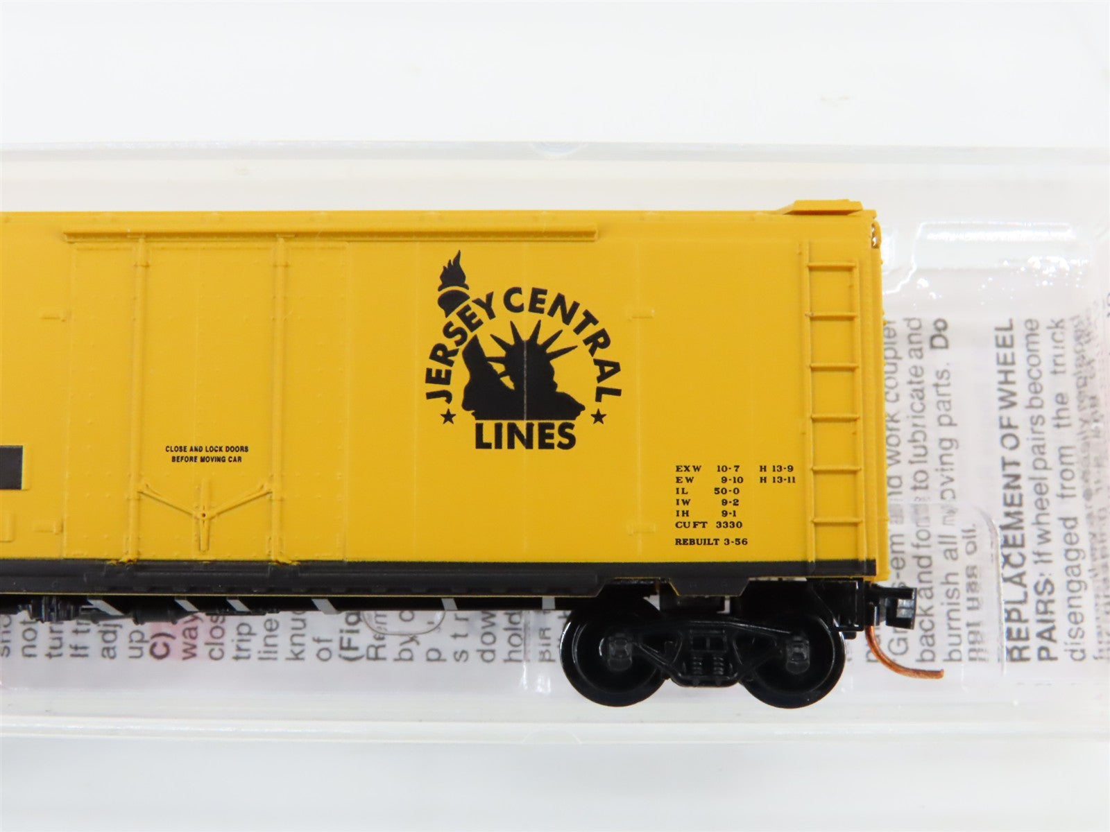 N Scale Micro-Trains MTL 02100520 NJDX Jersey Central Lines 40' Box Car #1476