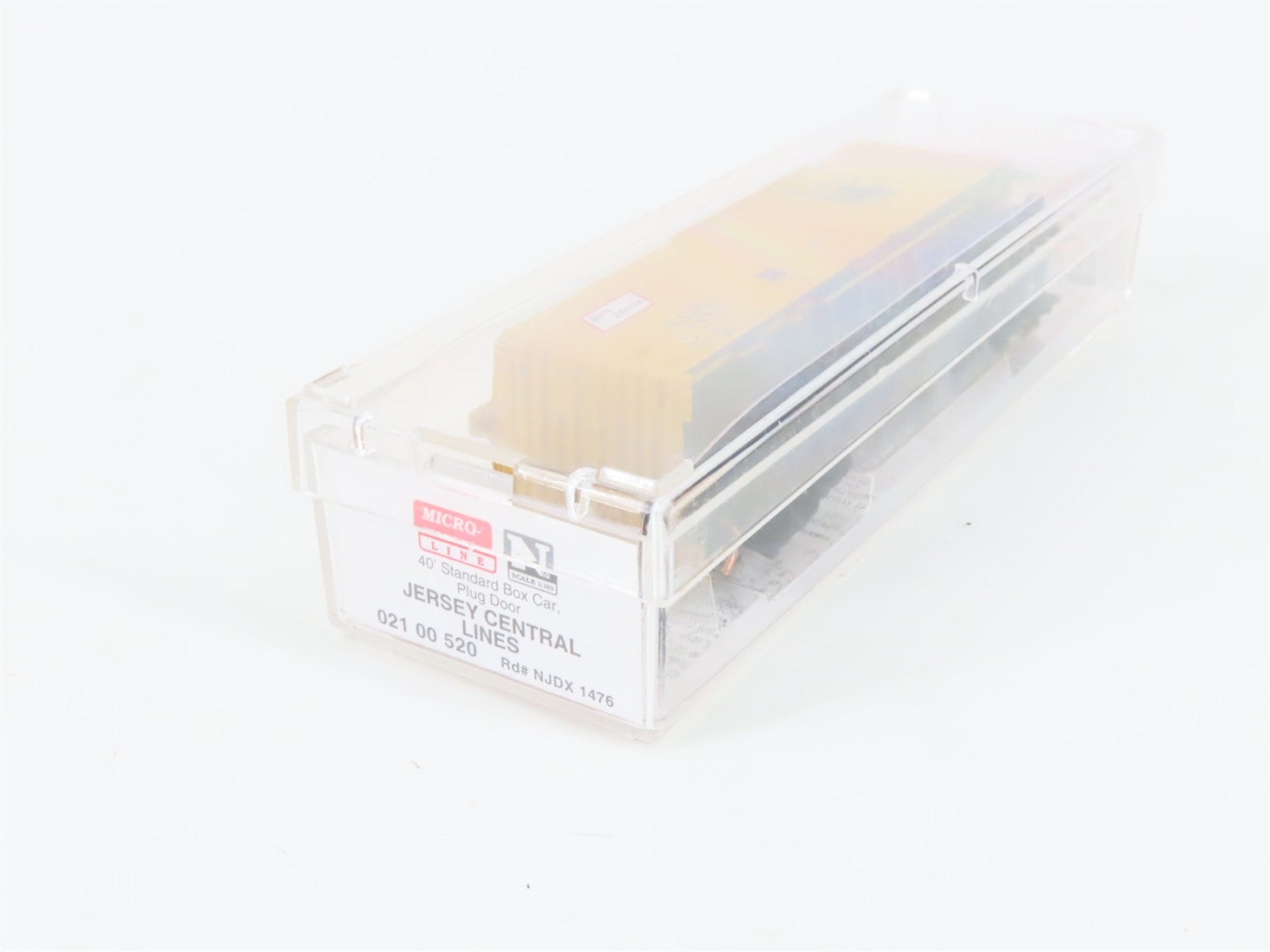 N Scale Micro-Trains MTL 02100520 NJDX Jersey Central Lines 40' Box Car #1476