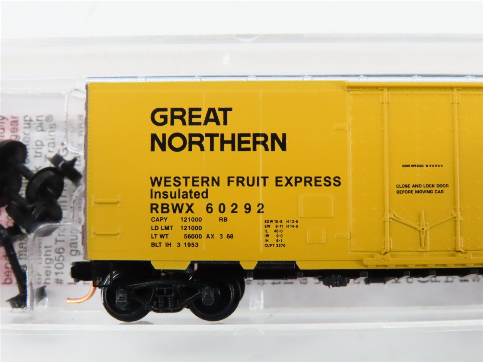 N Scale Micro-Trains MTL 21460 RBWX GN Western Fruit Express 40' Box Car #60292