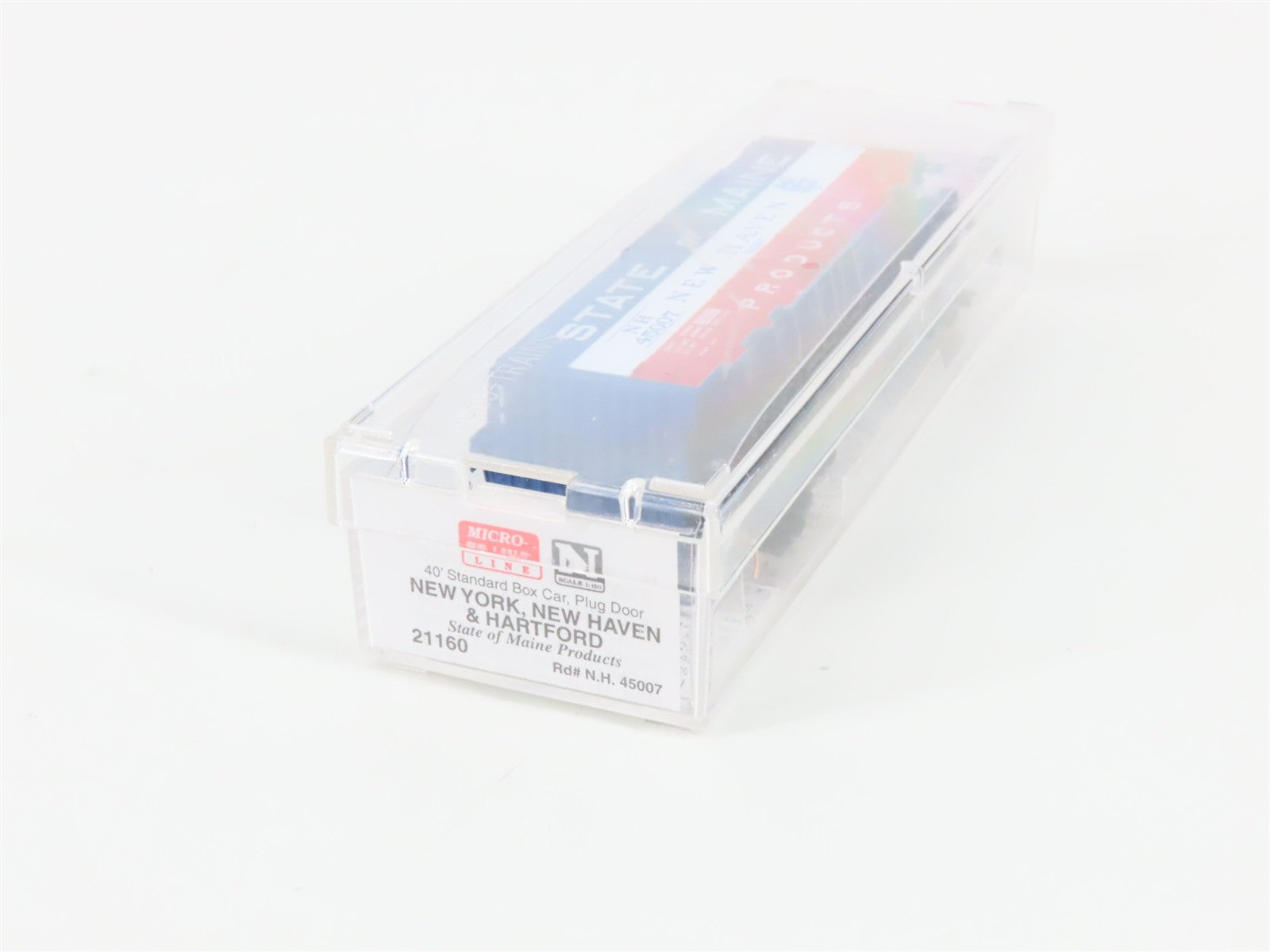 N Scale Micro-Trains MTL 21160 NH State Of Maine 40' Plug Door Box Car #45007
