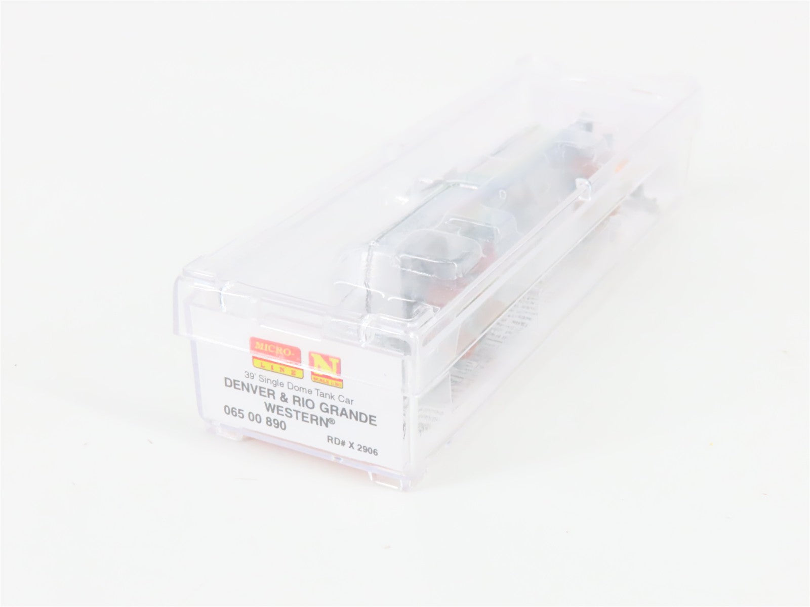 N Scale Micro-Trains MTL 06500890 D&RGW Rio Grande Single Dome Tank Car #X2906