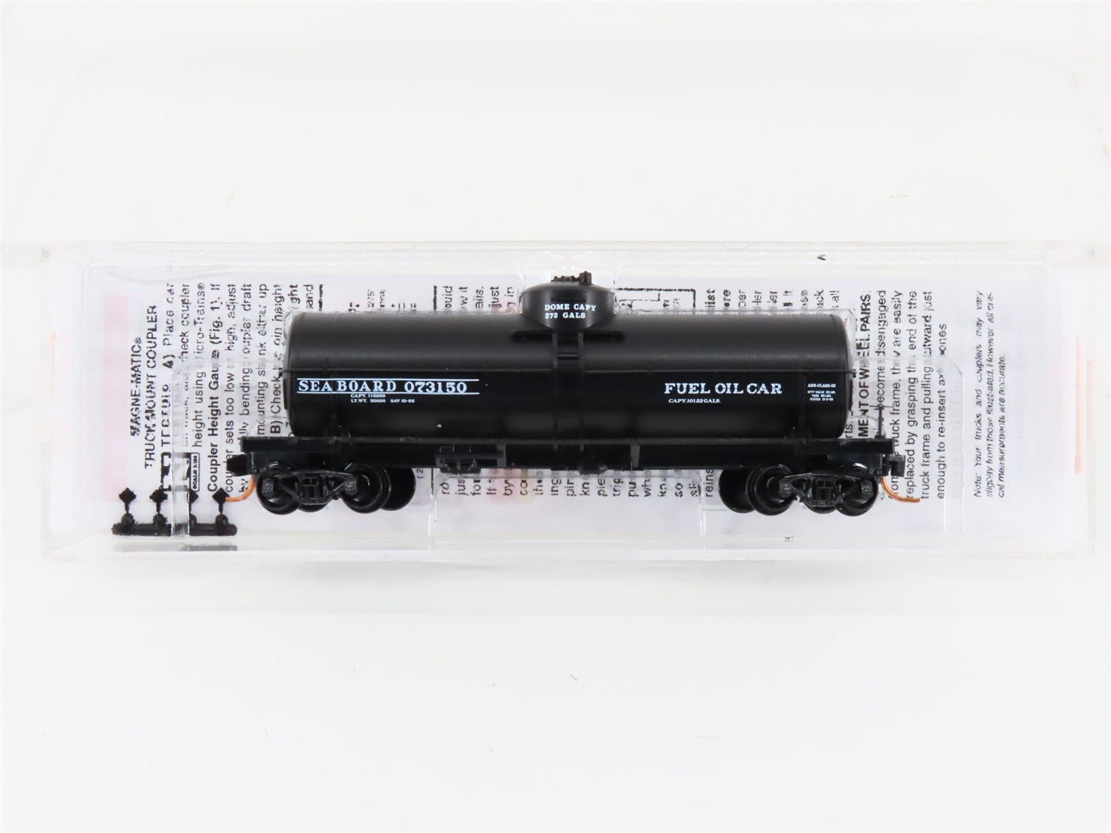 N Micro-Trains MTL 06500360 SAL Seaboard Air Line Single Dome Tank Car #073150