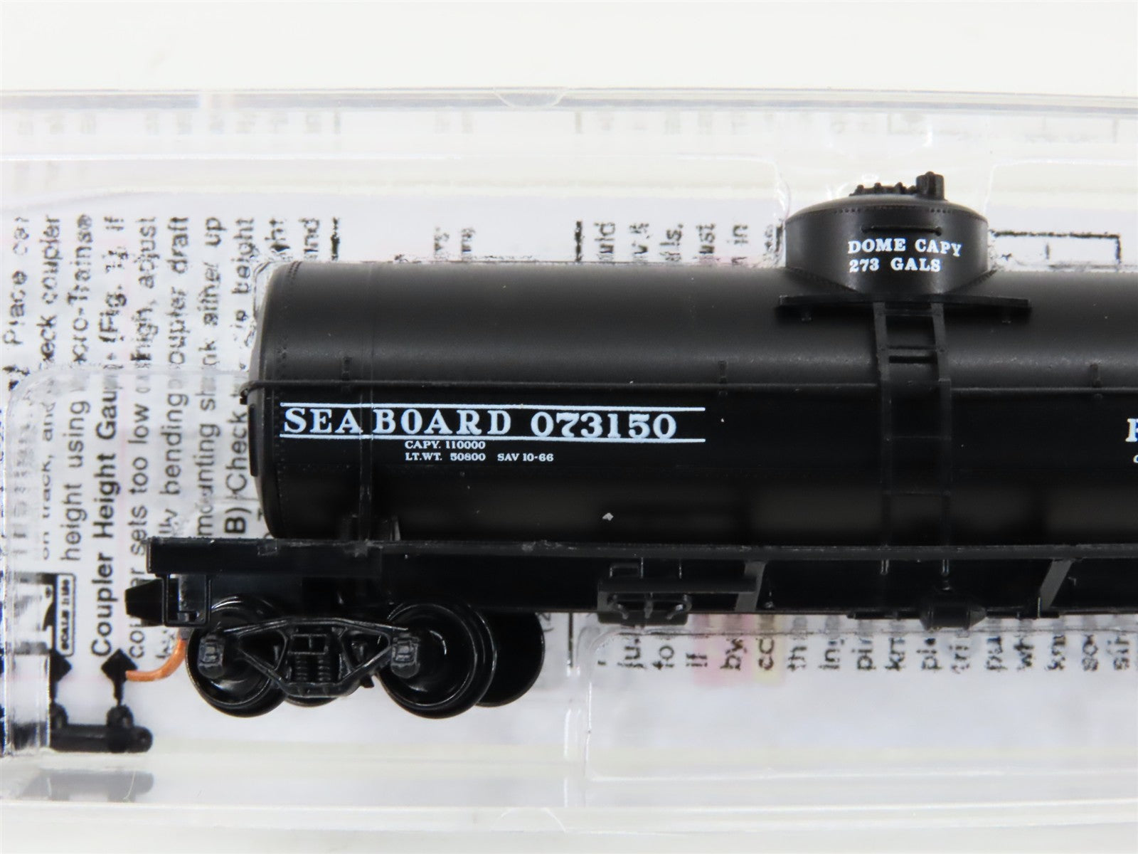 N Micro-Trains MTL 06500360 SAL Seaboard Air Line Single Dome Tank Car #073150