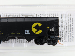 N Scale Micro-Trains MTL 05500511 B&O Chessie System 2-Bay Hopper #234920 w/Load