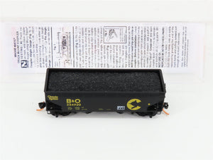 N Scale Micro-Trains MTL 05500511 B&O Chessie System 2-Bay Hopper #234920 w/Load