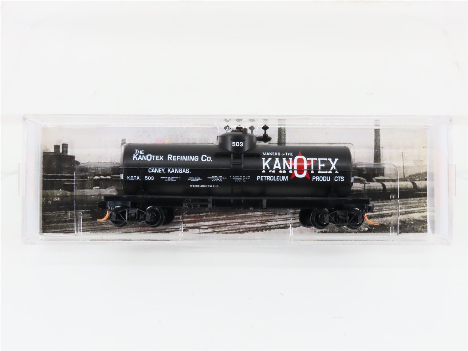 N Scale Micro-Trains MTL 06500730 KOTX Kanotex 39' Single Dome Tank Car #503