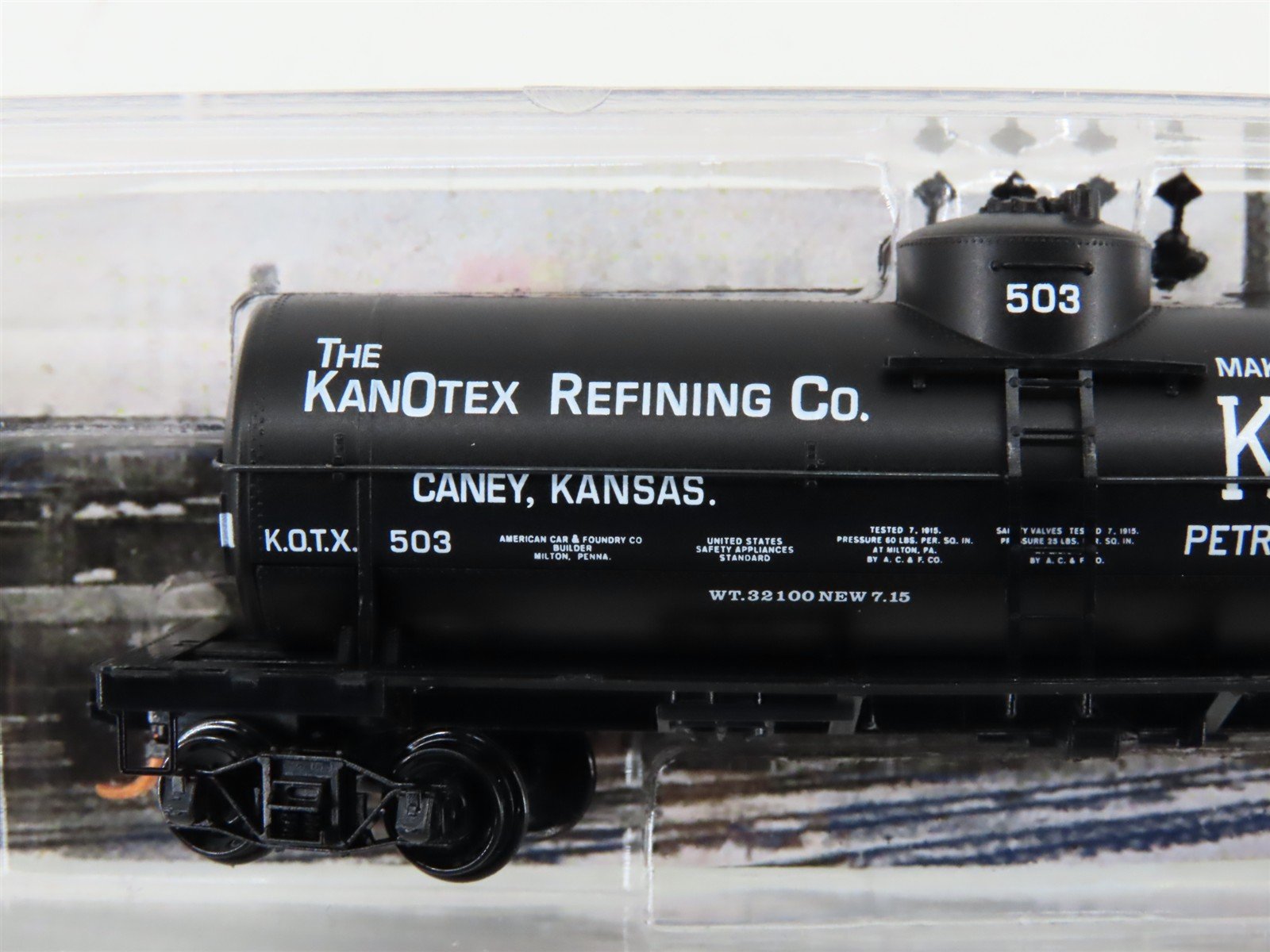 N Scale Micro-Trains MTL 06500730 KOTX Kanotex 39' Single Dome Tank Car #503