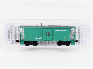 N Scale Micro-Trains MTL 13000050 PC Penn Central Bay Window Caboose #18434