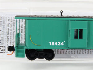 N Scale Micro-Trains MTL 13000050 PC Penn Central Bay Window Caboose #18434