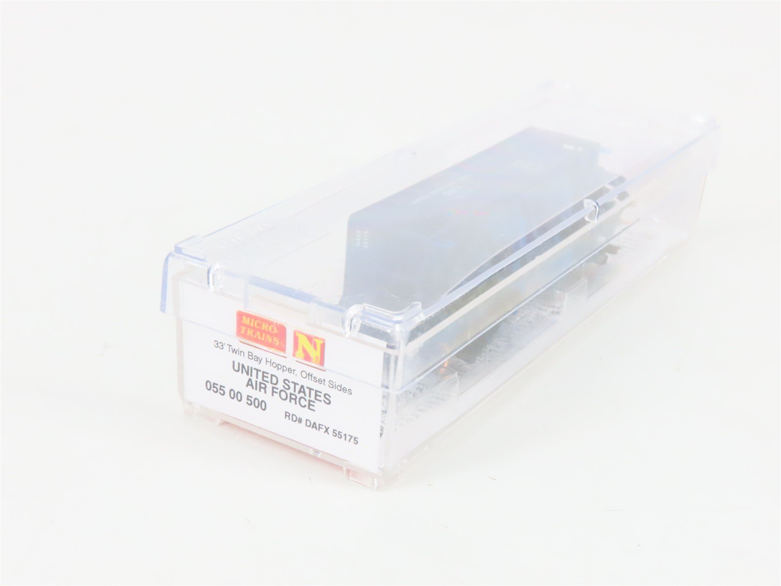 N Micro-Trains MTL 05500500 DAFX United States Air Force 2-Bay Open Hopper 55175