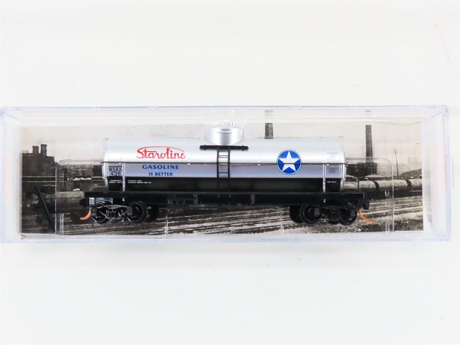 N Scale Micro-Trains MTL 06500750 WSRX Staroline 39' Single Dome Tank Car #438