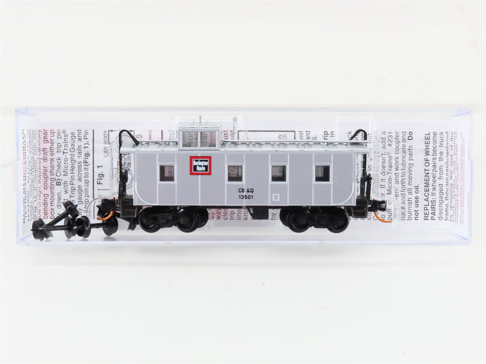N Scale Micro-Trains MTL 10000290 CB&Q Burlington Route 36' Caboose #13501