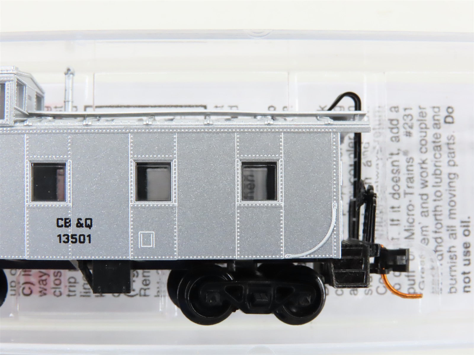 N Scale Micro-Trains MTL 10000290 CB&Q Burlington Route 36' Caboose #13501